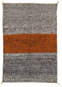 Navajo Twill Weave Double Saddle Blanket, 1940-1950, 2'11'' x 4'3''