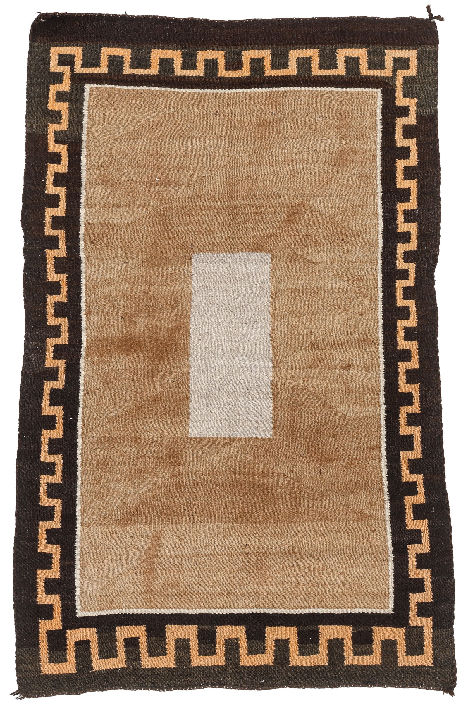 Navajo Double Saddle Blanket, 1930-1940, 2'7'' x 4'2'' (1 of 3)