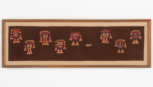 Embroidered Panel, Central Coast, Peru, 1200-1500 CE