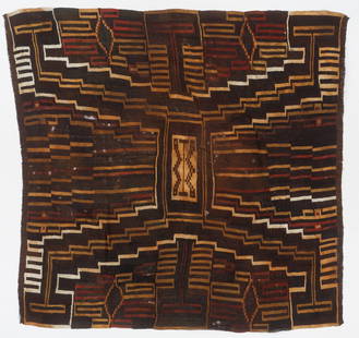 Mantle, Sihuas Valley, Peru, c. 100 BC- 200 CE: Ceremonial Mantle, Sihuas Valley, Peru, c. 100 BC–200 CE. Alpaca fiber.An extraordinary example of ancient textile art, this man’s ceremonial mantle—intended for burial or ritual use—embodies