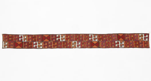 Sihuas Culture Complete Border Panel, Sihuas Valley, South Coast, 100-300 CE.