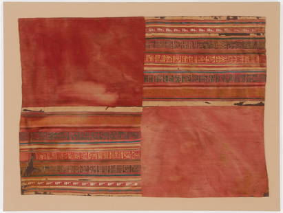 Tiahuanaco Related Colla Culture Tunic, South Highlands, Peru, c. 200-600 CE: Tiahuanaco Related Colla Culture Tunic, South Highlands, Peru, c. 200-600 CE. This exceptionally rare early tunic from the Colla people of Peru's southern highlands is one of the earliest known