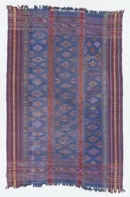 Bhutanese Woman's Ngosham Kira Textile, Early 20th C.