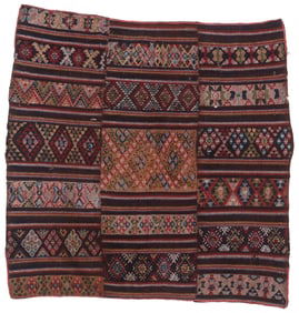 Bhutanese Yattha Charkhab Wool Rain Cape, Early 20th C.