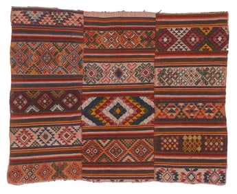 Wool Embroidered Yattha Rain Cape, Bhutan, Early 1900s