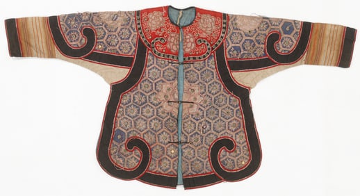 Chinese Miao Festival Coat with Mirror Work, Early 20th C.