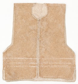 Chinese Men's Bamboo Vest, South China, 19th C.