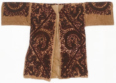 Miao Couched Embroidery Dragon Coat, Early 20th C.