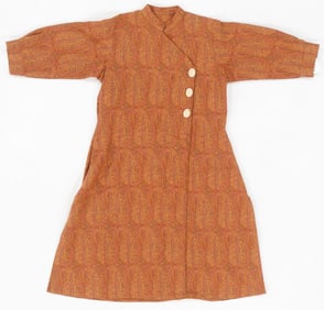 Antique Indian Paisley Kashmir Wool Kurta