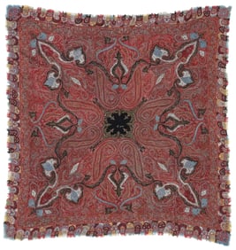 Kashmir Paisley Wool Shawl, India, 19th C.