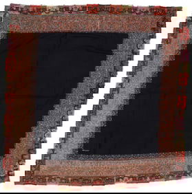 Kashmir Paisley Wool Shawl, India, 19th C.