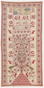 Antique Indian Palampore Prayer Textile for the Iranian Market, 4'3'' x 8'8''