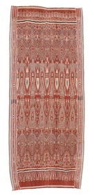 Ikat Pua Kumbu Ceremonial Textile, Borneo, Indonesia, Early 20th C.