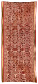 Iban Kain Kebat Ikat Skirt Textile, Sarawak, Malaysia, c. 1920