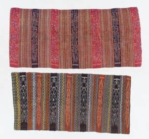 Ikat Ceremonial Skirt Cloths, Laos, Early/Mid 20th C.