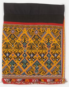 Iban Woman's Kain Manik Ceremonial Skirt, West Kalimantan, Borneo, Early/Mid 20th C.
