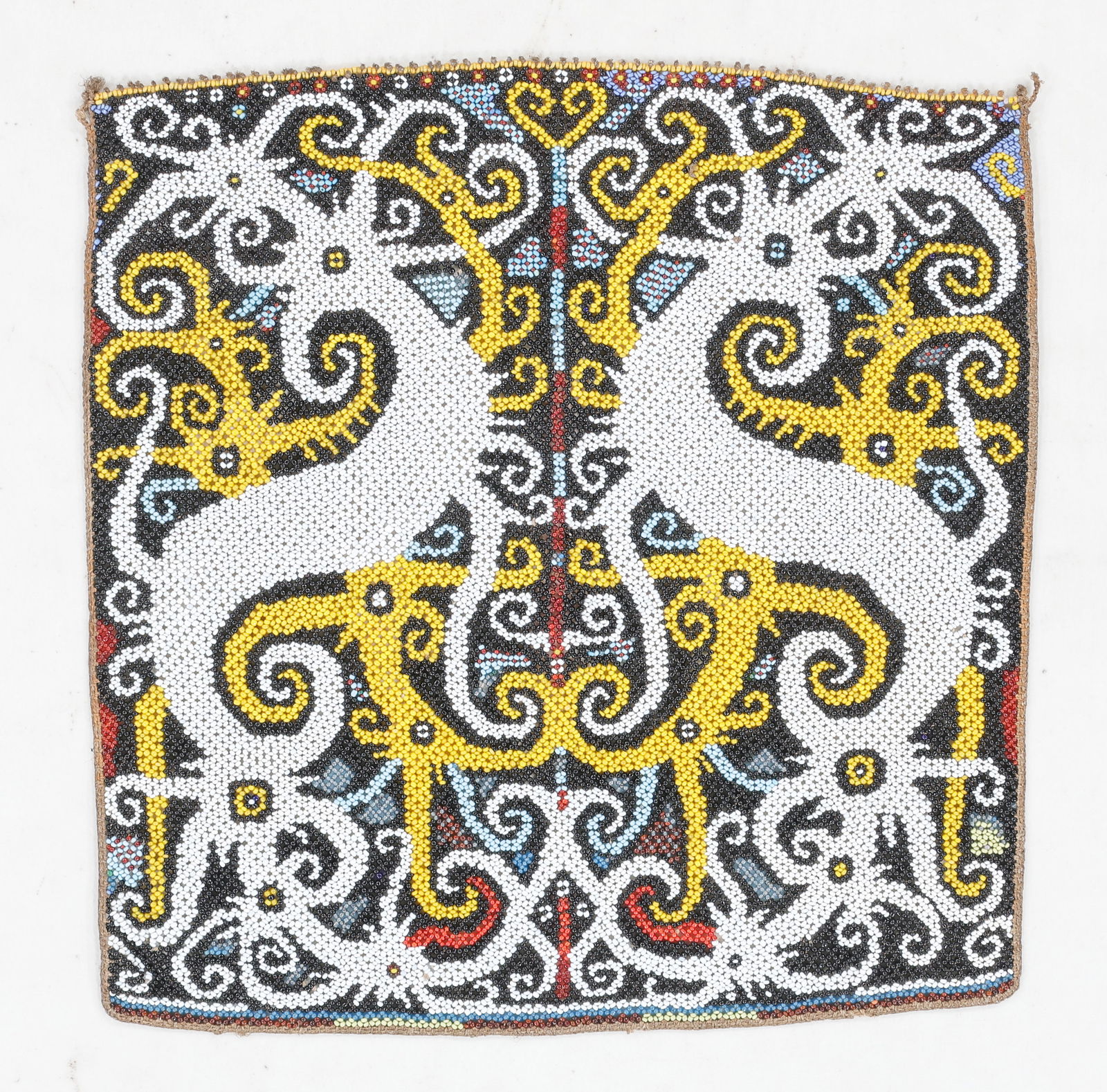 Dayak Beaded Baby Carrier Panel, Borneo, Indonesia (1 of 2)