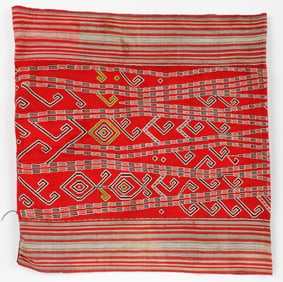 Vintage Iban Dayak Ceremonial Tube Skirt, Borneo