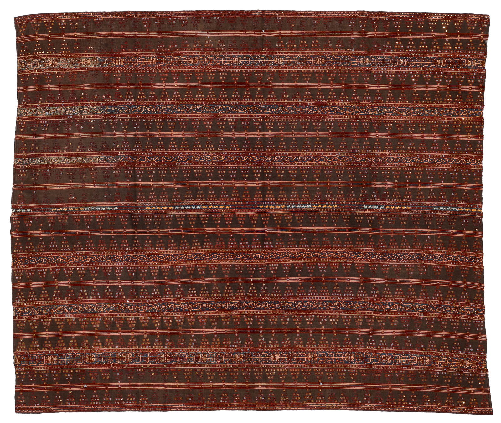Ceremonial Tapis Skirt, South Sumatra, Indonesia, Late 19th C. (1 of 3)