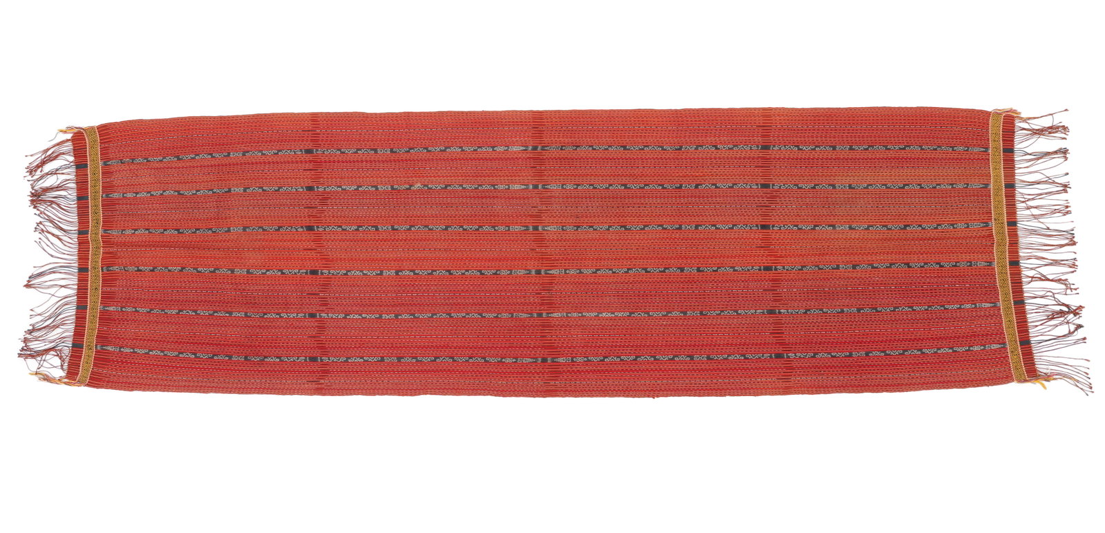 Timor Selimut Man's Cloth, Indonesia, Mid 20th C.: Timor Selimut Man's Cloth, Indonesia, Mid 20th C. Cotton. Size: 2'10'' x 10'3'' (86 x 312 cm).