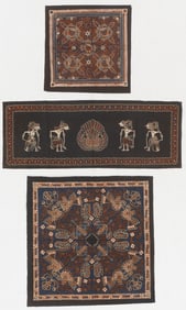 Javanese Batik with Gold Textiles, Indonesia, First Half 20th C.