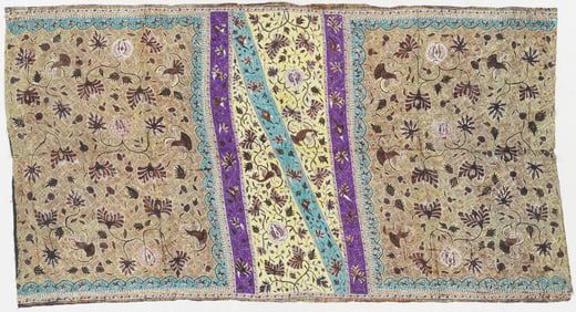 Javanese Silk Batik Sarong, Indonesia