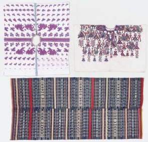 Huipils and Mantle, Nebaj and San Pedro Sacatepequez, Guatemala, Mid/Late 20th C.