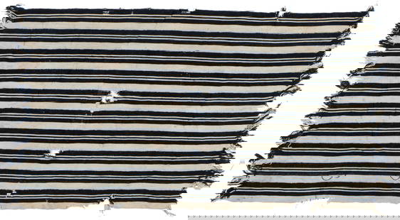 West African Wrapper: West African Wrapper. Cotton. Size: 29'' x 51'' (74 x 130 cm).