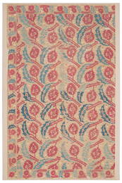 Fine 17th C. Ottoman Embroidery, 4'8'' x 7'7''