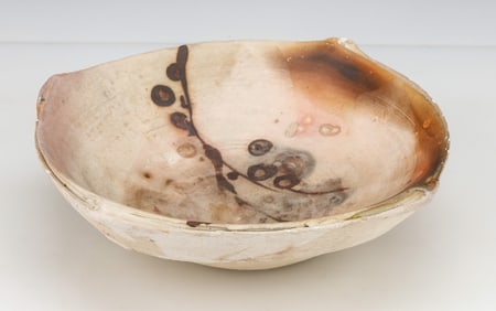 Paul Soldner (American, 1921-2011) Ceramic Raku Bowl