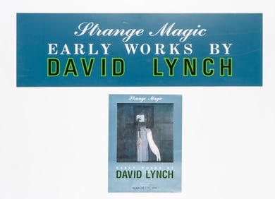 David Lynch Exhibition Poster and Sign