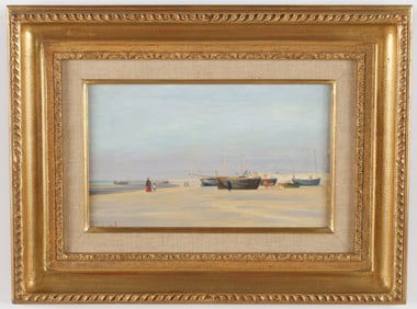 Charles Roussel (French, 1861-1936) Oil on Board
