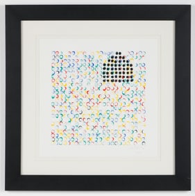 Jennifer Bartlett (1941-2022) Mixed Media, 15" x 15"