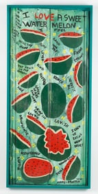 "Missionary" Mary L. Proctor Folk/Outsider Art, Sweet Watermelon