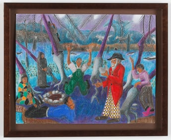 Roger Rice (American/Mississippi) Folk/Outsider Swamp Ceremony