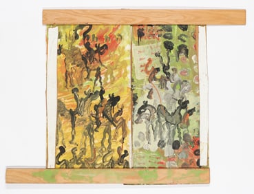 Purvis Young (American, 1943-2010) 49" x 36"