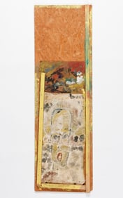 Purvis Young (American, 1943-2010) 64" x 20"