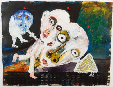 Ronald Sloan (1932-2023) Painting, 22" x 28"
