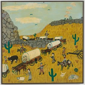 Antonio Esteves (American, 1910-1983) 23" x 23"