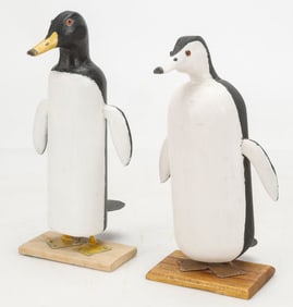 Miles Smith (American, b. 1920) 2 Penguins