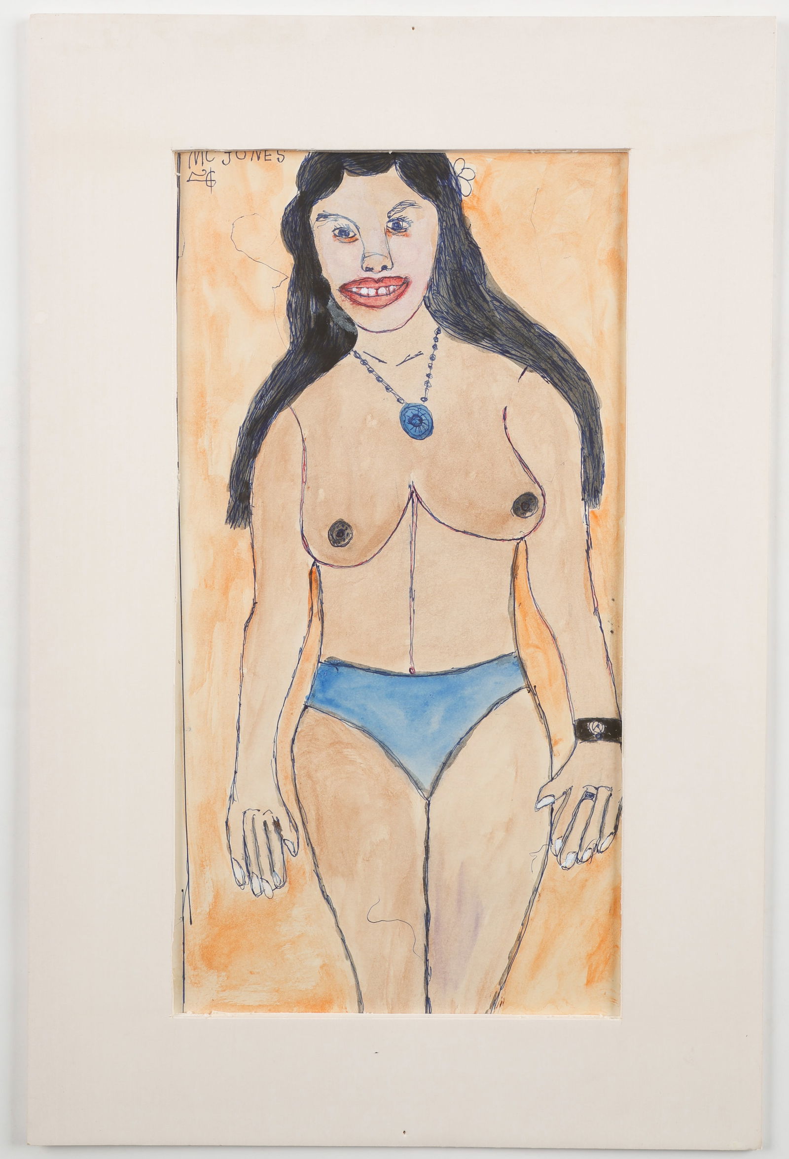 MC "5 Cent" Jones (1917-2003) Watercolor (1 of 3)