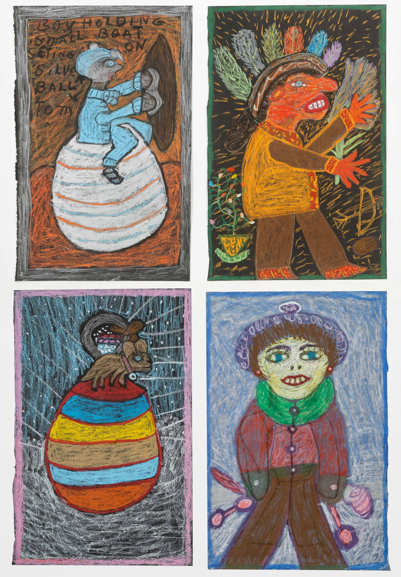 Lillian Smith (American, 1914-1990) 4 Pastels (1 of 10)