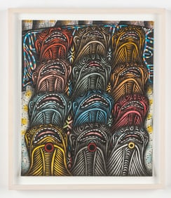 J.J. Cromer (American) Folk, Outsider Art Drawing, Grouping 2016