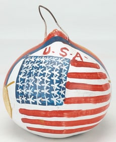 Benjamin F. Perkins (1904-1993) Painted Gourd