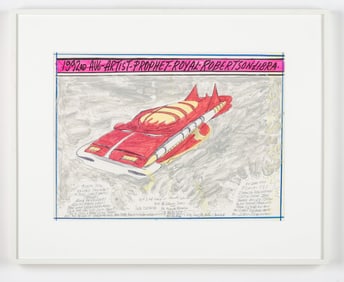 Royal Robertson (American) Spaceship, Folk/Outsider Art