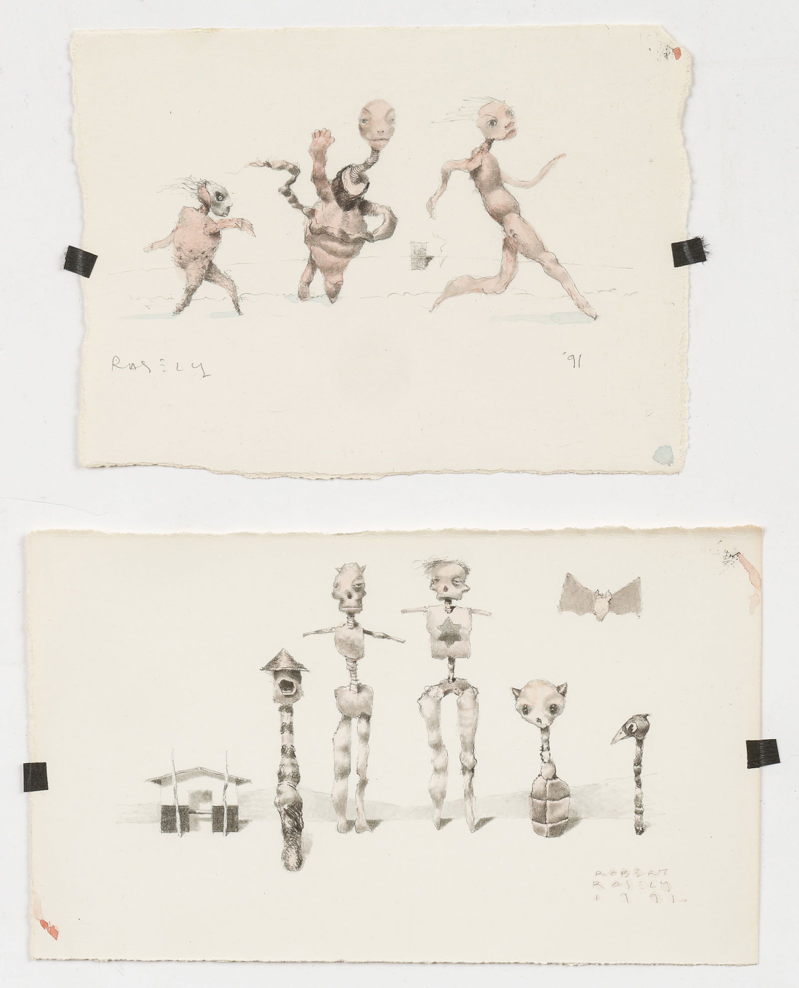 Robert Rasely (American, 1950-2005) 2 Works (1 of 6)