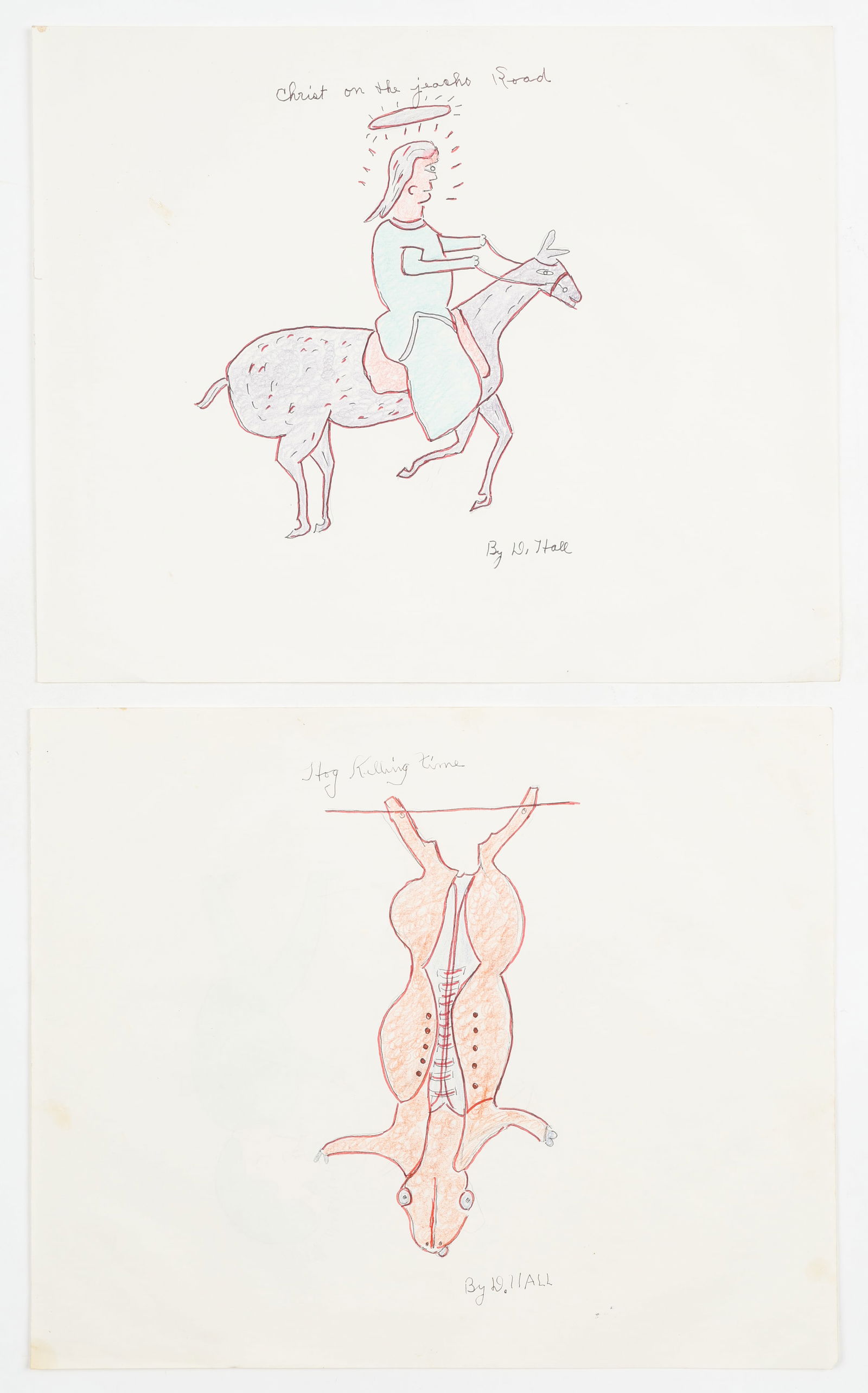 Dilmus Hall (American, 1896-1987) 2 Works (1 of 5)