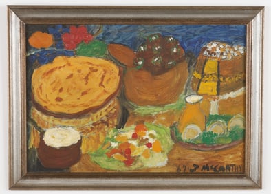 Justin McCarthy (1892-1977) Dessert Cart, 15" x 22"