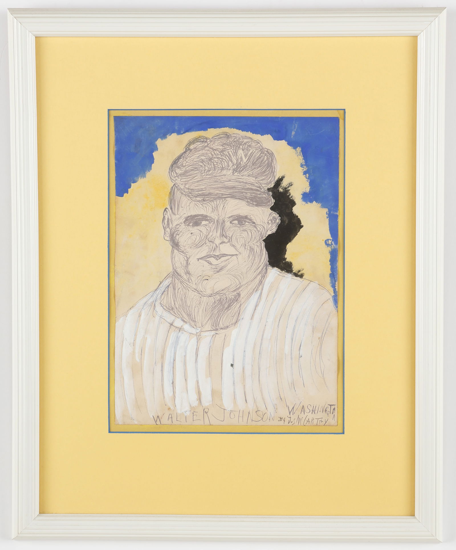 Justin McCarthy (1892-1977) "Walter Johnson,Washington [Senators]" (1 of 3)