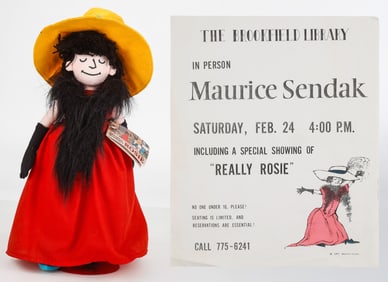 Maurice Sendak (American 1928-2012) Really Rosie Doll And Poster